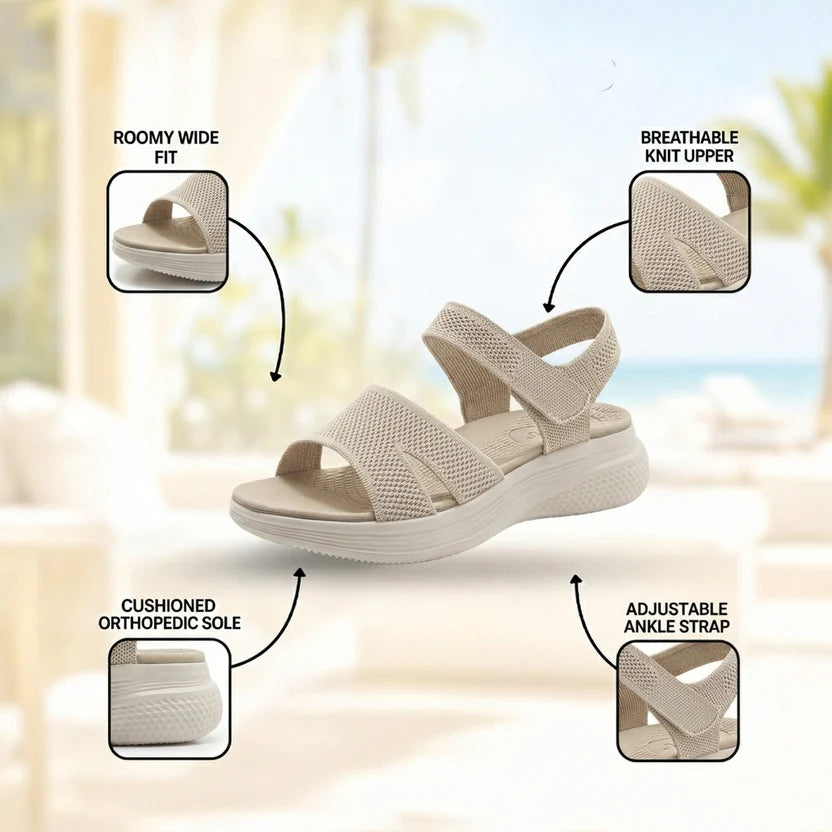 Wide & Stretch Walking Sandals